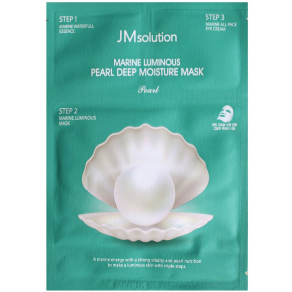 Трикроковий зволожуючий набір з перлами JMsolution Marine Luminous Pearl Deep Moisture Mask - фото №1