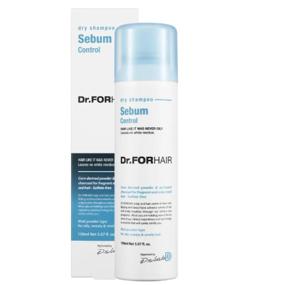 Сухий шампунь для зменшення шкірного сала Dr. FORHAIR Sebum Dry Shampoo 150 мл - фото №1