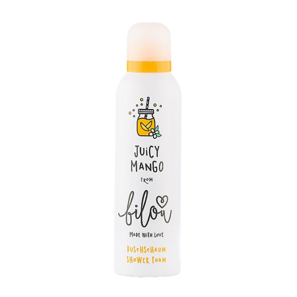 Пінка для душу «Соковитий манго» Bilou Juicy Mango Shower Foam 200 мл - фото №1