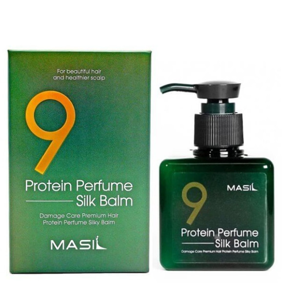 Парфумований бальзам для волосся з протеїнами Masil 9 Protein Perfume Silk Balm 180 ml - фото №1