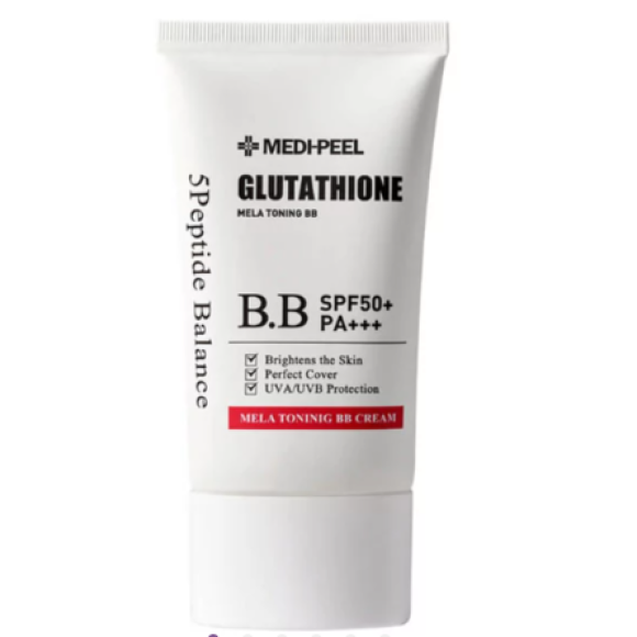 ББ крем с глутатионом Medi Peel Bio-Intense Glutathione Mela Toning BB Cream SPF 50+PA++++ 50 мл - фото №1
