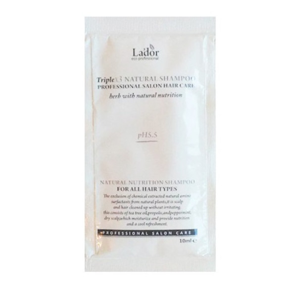 Безсульфатний органічний шампунь з ефірними оліями Lador Triplex Natural Shampoo - фото №1