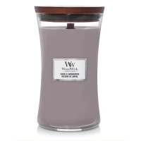 Ароматична свічка з ароматом замші і сандалу Woodwick Large Sueded Sandalwood 609 г - фото №1