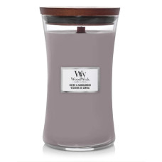Ароматична свічка з ароматом замші і сандалу Woodwick Large Sueded Sandalwood 609 г - фото №1