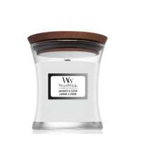 Ароматична свічка з ароматом кипариса, перцю і лимону Woodwick Mini Lavender & Cedar 85 г - фото №1