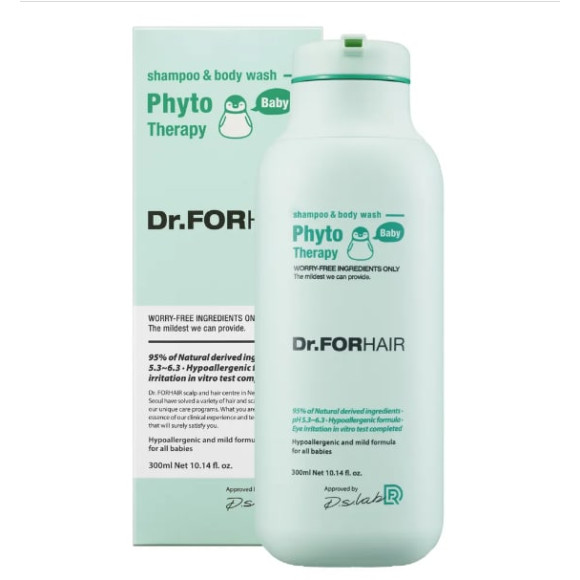Дитячий фіто шампунь-гель для волосся і тіла Dr. FORHAIR Phyto Therapy Baby Shampoo & Body Wash - фото №1