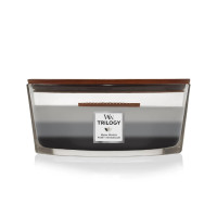 Ароматична свічка з тришаровим ароматом  Woodwick Ellipse Trilogy Warm Woods 453 г - фото №1