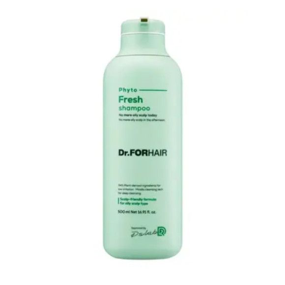 Міцелярний шампунь для жирної шкіри голови Dr.FORHAIR Phyto Fresh Shampoo 500 мл - фото №1