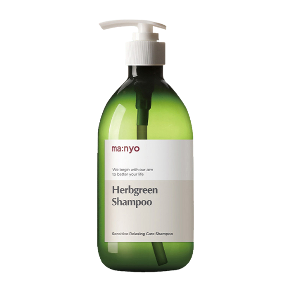 Шампунь для волосся з екстрактами трав Manyo Herbgreen Shampoo 510 мл - фото №1