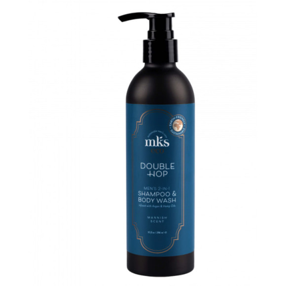 Засіб 2 в 1 для чоловіків MKS ECO Double Hop Men`s 2-in-1 Shampoo & Body Wash Sandalwood Scent 296 мл - фото №1