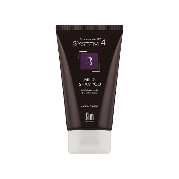 Шампунь для сухого, фарбованого і пошкодженого волосся Sim Sensitive System 4 "3" Mild Shampoo 75 мл - фото №1