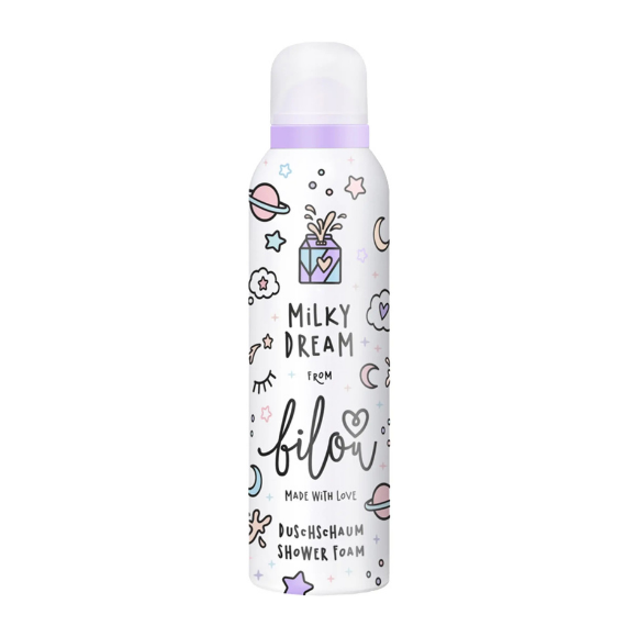 Пінка для душу «Карамельниий десерт» Bilou Milky Dream Shower Foam 200 мл - фото №1
