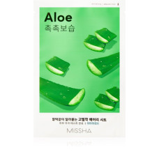 Тканинна маска з екстрактом алое Missha Airy Fit Sheet Mask Aloe - фото №1