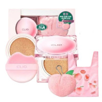 Стійкий кушон у лімітованому дизайні Clio Kill Cover The New Founwear Cushion Set Peach Edition 03 Linen - фото №1