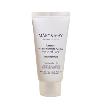 Глиняная маска для сияния кожи Mary&May Lemon Niacinamide Glow Wash Off Pack 30 г - фото №1