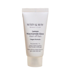 Глиняна маска для сяйва шкіри Mary&May Lemon Niacinamide Glow Wash Off Pack 30 г - фото №1