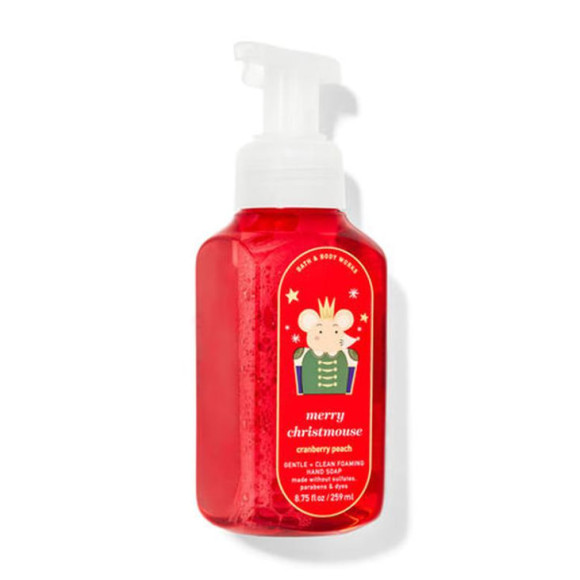 Рідке мило-пінка для рук Bath and Body Works merry christmouse hand soap 259 мл - фото №1