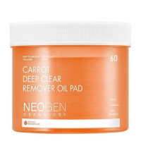 Очищаючі гідрофільні педи NEOGEN Carrot Deep Clear Remover Oil Pad 60 шт - фото №1
