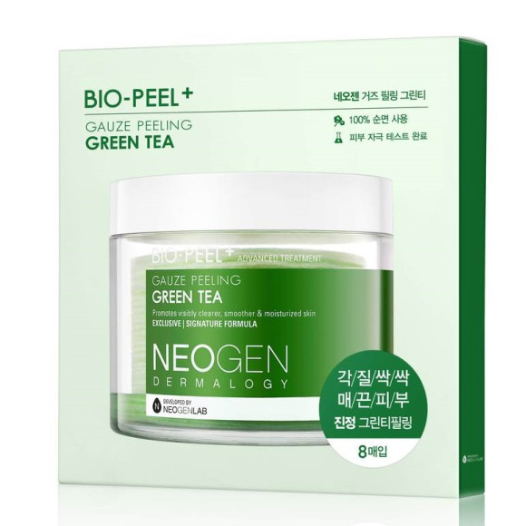 Пілінгові диски Neogen Dermalogy Bio Peel Gauze Peeling – Green Tea  - фото №1