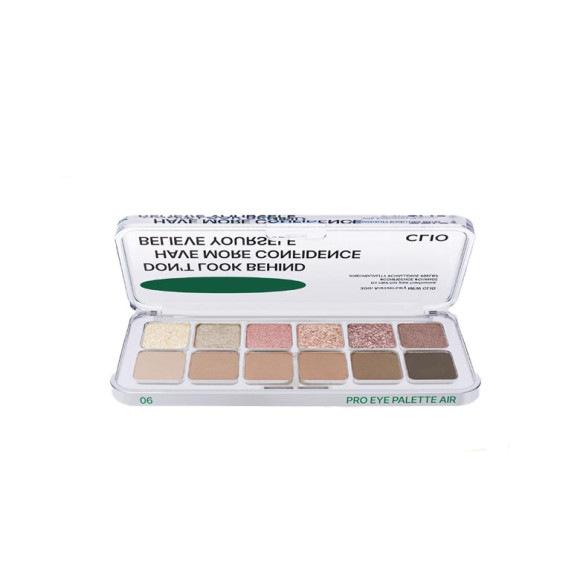 Палетка тіней Clio Eye Palette air Set 06 Neutral Sparkle 7,2 г - фото №1
