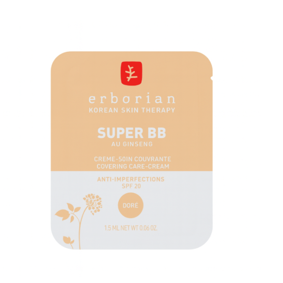 Тонуючий BB крем для обличчя  Erborian Super ВВ Cream (Dore)  1,5 мл - фото №1