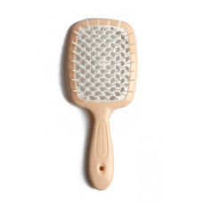 Гребінець для волосся персикова з білим  Janeke 1830 Superbrush The Original Italian 1 шт - фото №1