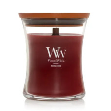 Ароматична свічка з ароматом троянди та спецій  Woodwick Medium Rouge Oud 275 г - фото №1