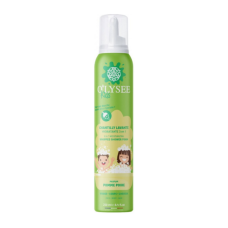 Дитяча крем-пінка для купання 3 в 1 з ароматом яблука та груші Olysee Whipped Shower Foam "Apple & Pear" 250 мл - фото №1