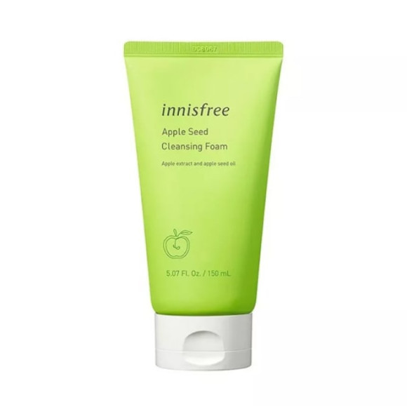 Глибокоочищаюча пінка з екстрактом яблука і вітаміном C Innisfree Apple Seed Deep Cleansing Foam 150 мл - фото №1