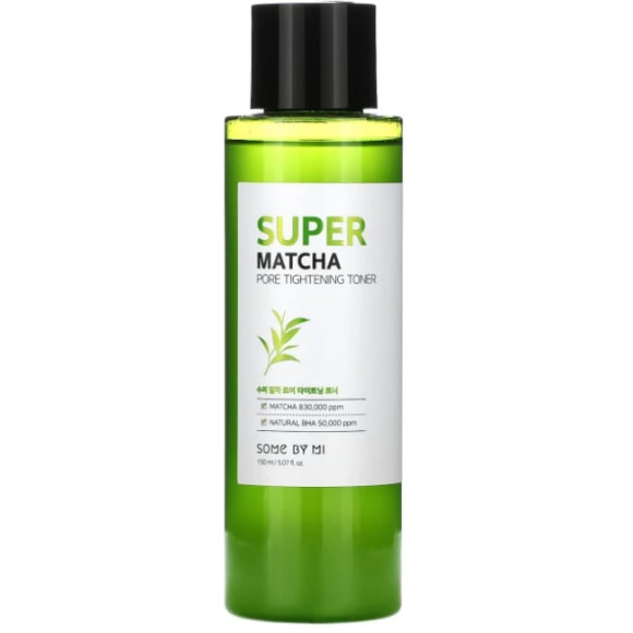 Тонер для звуження пор на основі чаю матча Some By Mi Super Matcha Pore Tightening Toner - фото №1