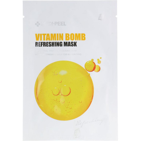 Тонізуюча тканинна маска Medi-Peel Vitamin Bomb Refreshing Mask 1 шт - 25 мл - фото №1