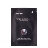 Тканинна маска з перлами і колагеном Medi-Peel Pearl Collagen Firming Glow Mask 1 шт - 25 мл - фото №1