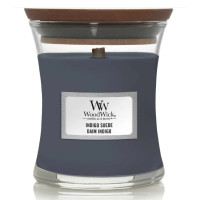 Ароматична свічка з ароматом шкіри та мускусу Woodwick Mini Indigo suede - фото №1