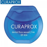 Нитка міжзубна вощена з ароматом м`яти Curaprox DF 834 5m - фото №1