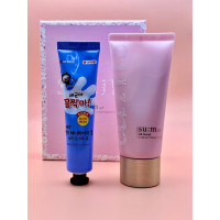 Люкс набор для рук (крем + антисептик) Su:m 37 All riseup In-bloom Hand Cream Special Set - фото №1