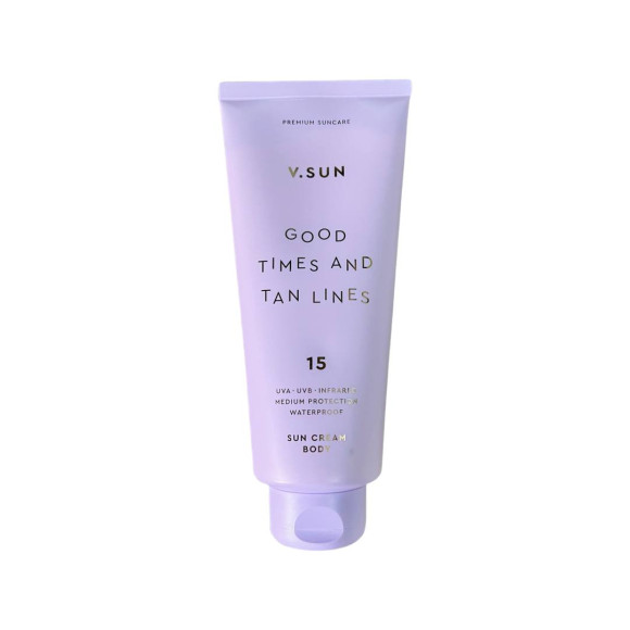 Сонцезахисний крем для тіла V.Sun Good times tan lines SPF 15 - фото №1