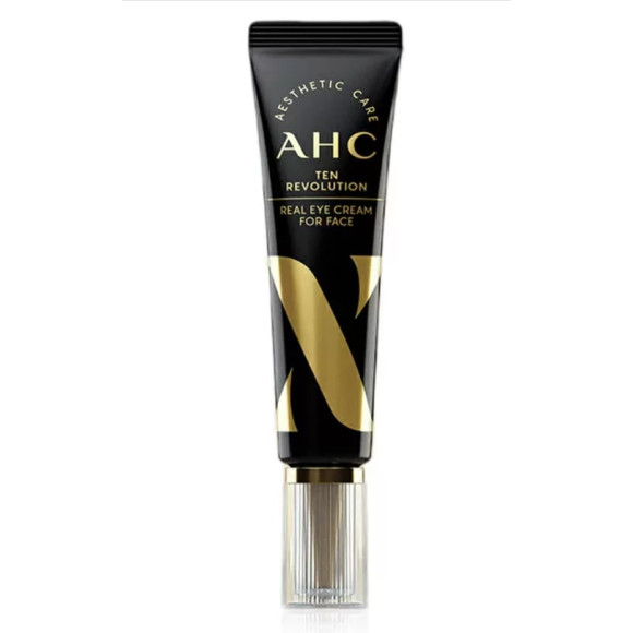 Антивозрастной крем для кожи вокруг глаз и лица с эффектом лифтинга AHC Ten Revolution Real Eye Cream For Face 30 мл - фото №1