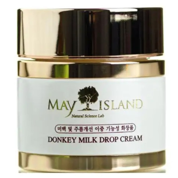 Гелеподібний крем на основі ослячого молока MAY ISLAND Donkey Milk Drop Cream - фото №1