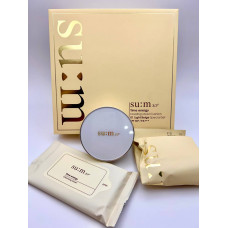 Набір з кушоном Su:m37 Time Energy Dazzing Moist Cushion 01 Light beige Special Set - фото №1