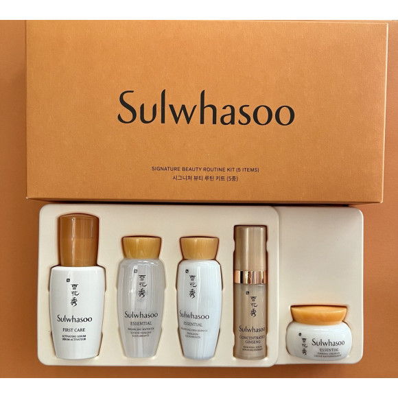 Люксовий набір засобів для антивікового догляду Sulwhasoo Signature Beauty Routine Kit 5items - фото №1