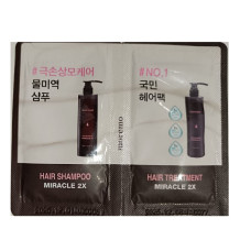 Восстанавливающая маска + шампунь Moremo Miracle 2X Treatmet & Shampoo  - фото №1