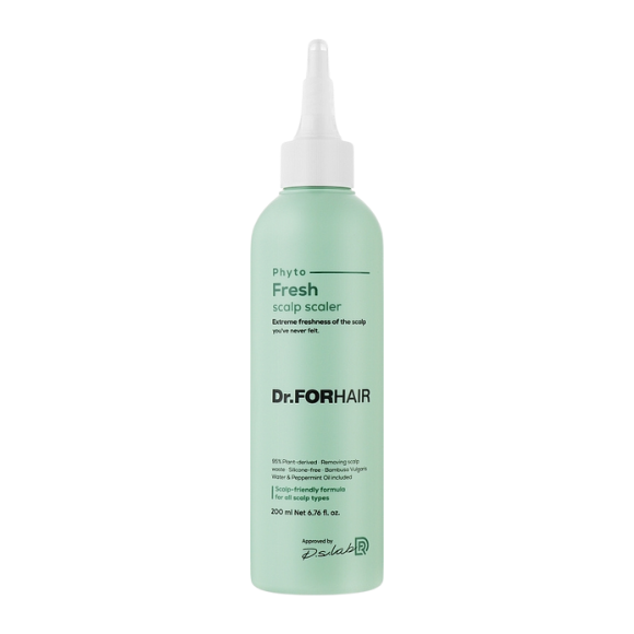 Освіжаюча маска-пілінг для очищення шкіри голови Dr.FORHAIR Phyto Fresh Scalp Scaler 200 мл - фото №1