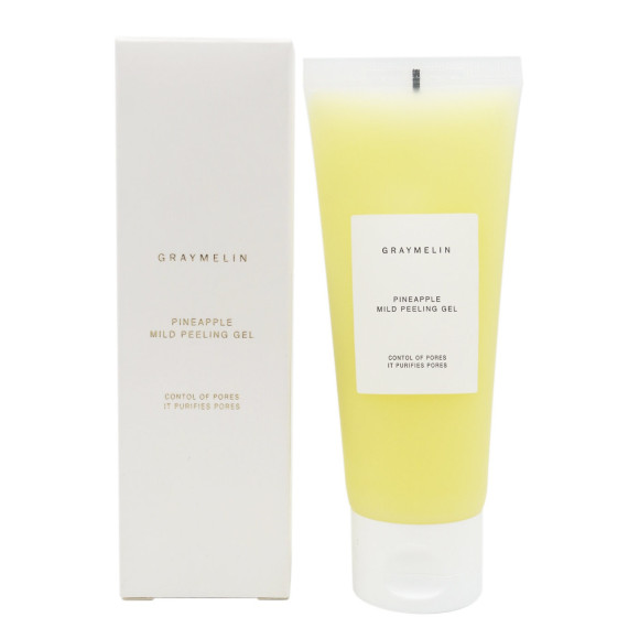 М'який пілінг-гель із екстрактом ананасу Graymelin Pineapple mild peeling gel - фото №1