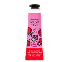 Парфумований крем для рук Bath & Body Works Hand Cream Strawberry Pound Cake 29 мл - фото №1