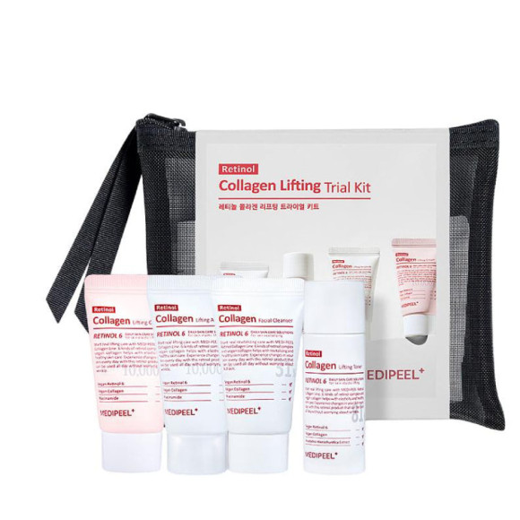 Набір засобів серії з подвійним ліфтінгом Medi-Peel Retinol Collagen Lifting Trial Kit 4 items - фото №1