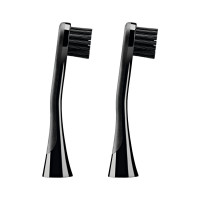 Насадки Carbon для електричної зубної щітки Curaprox Hydrosonic Black is white - фото №1