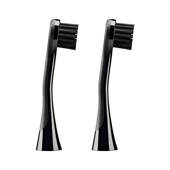 Насадки Carbon для електричної зубної щітки Curaprox Hydrosonic Black is white - фото №1