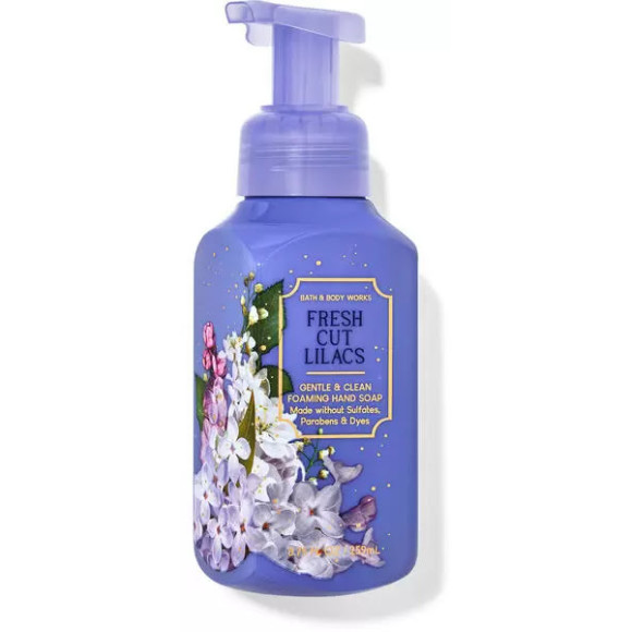 Рідке мило-пінка для рук Bath and Body Works Fresh Cut Lilacs hand soap 259 мл - фото №1