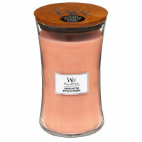 Ароматична свічка з персиком, медом і манго Woodwick large Manuka Nectar 609 г - фото №1
