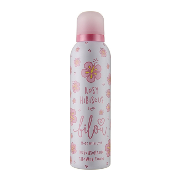 Пінка для душу «Рожевий гібіскус» Bilou Rosy Hibiscus  Shower Foam 200 мл - фото №1